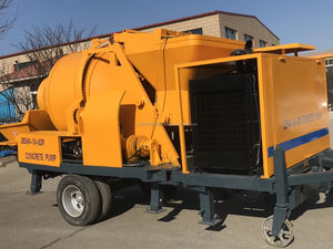 Mezclador de hormigón diésel móvil pequeño 30m3 de suministro de fábrica con bomba/Mini bomba de hormigón y mezclador a la venta - Product Image 2