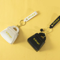 Portable Mini Porte-clés Sac Multifonctionnel Mode Bracelet Portefeuille Porte-clés En Cuir Sac Chaîne pour Sac Charme