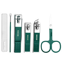 Ensemble de manucure et pédicure en acier inoxydable de qualité supérieure avec boîte - Outils portables pour hommes - Vente en gros