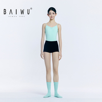 Shorts de Ballet Negros para Mujer, Marca Baiwu, para Entrenamiento y Práctica de Danza, Modelo 125110043