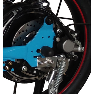Vélo de haute qualité 350W 48V Cargo E vélo de livraison de nourriture électrique à cadre en acier de 20 pouces avec transporteur - Product Image 4