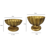 Vase à fleurs artificielles vintage en or pour mariage, centre de table de luxe en métal et fer, support de vase à fleurs pour la maison, l'hôtel, l'arrangement floral