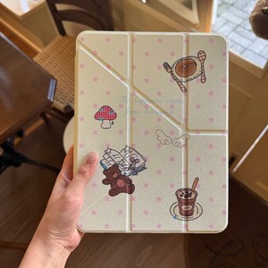 Cartoon Pearl Bear Fy Brand per <span class=keywords><strong>iPad</strong></span> <span class=keywords><strong>Pro</strong></span> MiniY/Air7 10th Gen custodia protettiva con Slot per penna <span class=keywords><strong>dimensioni</strong></span> 24x30mm - Product Image 2