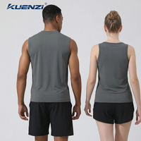 Kuenzi - Camiseta sin Mangas al por Mayor con Logotipo Personalizado, 100% Algodón, 220 g/m², Estilo Vintage, Absorbente de Humedad y Transpirable para Mujer