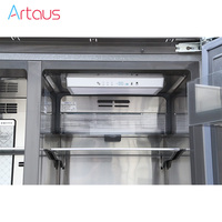 Réfrigérateur encastrable RK188 455L en acier inoxydable, sans givre, écoénergétique, pour usage domestique, installation facile