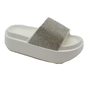 Sandali HEVA Bright Diamond Premium <span class=keywords><strong>con</strong></span> <span class=keywords><strong>Zeppa</strong></span> Spessa in EVA Impermeabile, <span class=keywords><strong>Ciabatte</strong></span> Estive Antiscivolo <span class=keywords><strong>con</strong></span> Punta Aperta, Morbide Pantofole da <span class=keywords><strong>Casa</strong></span> - Product Image 5