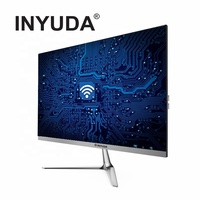 Ordinateur de bureau tout-en-un (AIO) incurvé 19/22/24 pouces, Intel Core i3, DDR3, SSD, neuf, OEM, ensemble complet, 4 Go de mémoire, processeur quadricœur, VGA, UE/Royaume-Uni