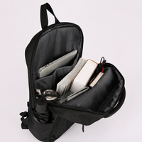Sac à dos pour ordinateur portable professionnel imperméable de 15,6 pouces, logo personnalisé, grande capacité, léger, antivol, sac de voyage pour ordinateur pour hommes