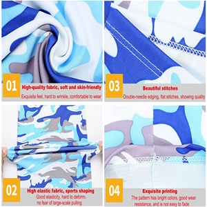 Vente en gros de bandana en soie respirant rafraîchissant par glace cache-cou camouflage sports d'extérieur coupe-vent pour le cyclisme d'été - Product Image 3