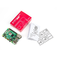 Kit de carte de développement Raspberry Pi 4 modèle B RAM 2GB 4GB 8GB plus rapide que 3B + (boîtier + ventilateur + dissipateur thermique + alimentation + micro câble)