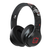 Casque sans fil circum-auriculaire avec suppression active du bruit (ANC), design exclusif, éclairage musical pour ordinateurs, robuste