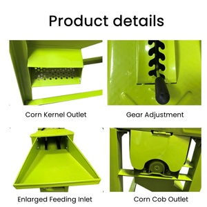 Desgranadora de Maíz Manual y Eléctrica de Doble Uso, Fácil de Operar, Compacta, para Uso Doméstico y Pequeñas Granjas - Product Image 2