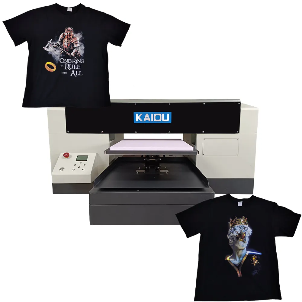 T Shirt için 2 Epson XP600 baskı kafası ile dijital BASKI MAKİNESİ kore dtg ayakkabı yazıcı