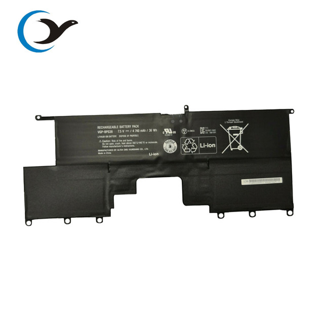 BPS38 7.5V 4740mAh VGP-BPS38 Battery for Sony VAIO Pro 11 13 Battery P132200C P11226SCBI P13227SC P13226SC Series Wholesale