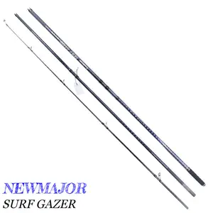 Lurekiller Japón calidad 4,2 M 3 secciones BX Surf Casting Rod High-Power X Carbon SURF GAZER Fuji Surf Rod para pesca en barco