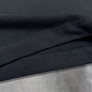 Camisetas de Cuello Redondo con Logotipo Personalizado, Camisetas Cortas Negras de Algodón de Alta Calidad para Hombre, Camiseta Blanca Oversize con Hombros Caídos - Product Image 5