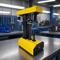 Machine de scellage semi-automatique pour boîtes métalliques XQ-LT160, mini-scelleuse de bureau, machine de capsulage multifonction |   Scellage des boîtes