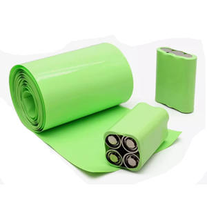 Envoltura de Batería, Tubo Termorretráctil de PVC de 15-500 mm de Ancho Plano, Verde Brillante con Propiedades Ignífugas y de Contracción Rápida - Product Image 2