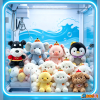 Peluches en gros 8 pouces (20-25 cm) – Petites, économiques, modèles variés, animaux en peluche anime de qualité pour machine à griffes