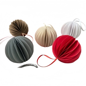 Meichuanghui giấy tổ ong bóng bên giá thấp cung cấp Bóng tổ ong đầy màu sắc cho kỳ nghỉ bên trang trí nhà cây - Product Image 6