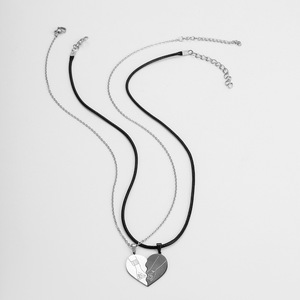 Moda in acciaio inossidabile Puzzle con serratura a chiave collana con ciondolo <span class=keywords><strong>per</strong></span> coppie collane <span class=keywords><strong>per</strong></span> amanti <span class=keywords><strong>di</strong></span> <span class=keywords><strong>san</strong></span> <span class=keywords><strong>valentino</strong></span> gioielli regalo - Product Image 4