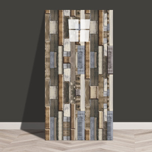 Autocollant mural en mousse PET effet céramique géométrique moderne imperméable MOI 60cm*30cm pour cuisine, salle de bain, salle de sport - Product Image 2