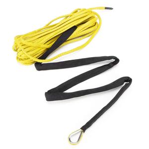 Cuerda de rescate trenzada amarilla de alta resistencia para recuperación de vehículos al aire libre con cabrestante - Product Image 4