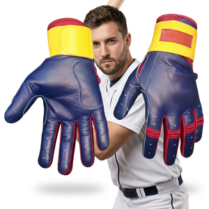 100% gants d'entraînement de Baseball en cuir de vachette originaux gants de frappeur pour adultes et jeunes d'excellente qualité au prix de gros - Product Image 1