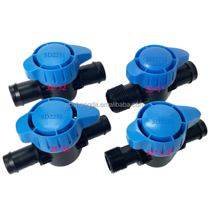 25mm 32mm di grandi dimensioni irrigazione a goccia in plastica <span class=keywords><strong>Mini</strong></span> valvola materiale POM Barb per PE tubo - Product Image 1