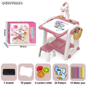 Multifonction Enfants Grand Projecteur Led <span class=keywords><strong>Dessin</strong></span> <span class=keywords><strong>Table</strong></span> et Chaise Jouet avec Musique - Product Image 6