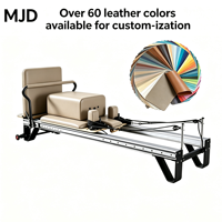 Reformer de Pilates de Luxe en Alliage, Machine Professionnelle de Pilates pour Studio, Lit de Pilates Commercial en Cuir Personnalisé pour Salle de Sport, OEM ODM