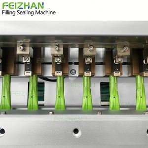 FZ-FSFM6 Sachets de poudre de chili de café instantané à 6 voies Machine de remplissage d'emballage de sucre de scellage de tarière pour les aliments - Product Image 4