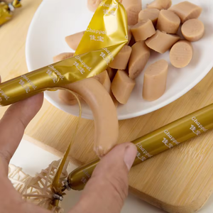 Insaccato di manzo di pollo e salsiccia di prosciutto per animali domestici deliziosi snack assaggiati per i tuoi amici pelosi Pet salsiccia di prosciutto fresco - Product Image 2
