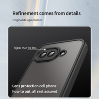 Coques de téléphone portable en gros, de luxe, pour Google Pixel 9A, en PC et TPU transparent mat, antichoc, anti-traces de doigts, protection intégrale à 360°