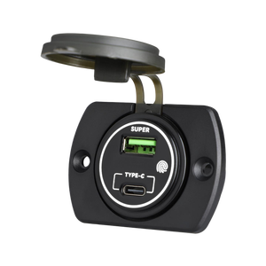 Cargador USB para Auto de 12V 24V OEM, Adaptador de Carga Rápida PD+3.0, Enchufe de Carga Súper Rápida para Vehículo - Product Image 1