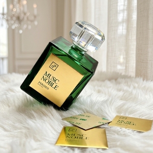 Adesivi Metallici Personalizzati per Profumi - Incisione Vintage in Rame, Stampati con Note di Fragranza e Volume, per Flaconi di Profumo da <span class=keywords><strong>Donna</strong></span> e Uomo - Product Image 1