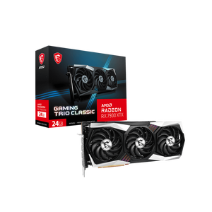 การ์ดจอ 7900 XTX GAMING TRIO CLASSIC 24G, การ์ดจอประสิทธิภาพสูงสำหรับพีซีเกมมิ่ง, การ์ดจอ MSI RX 7900 XTX 24GB MSI RX 7 - Product Image 1