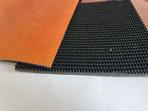 Nastro trasportatore di gomma nudo nero grezzo - Product Image 5