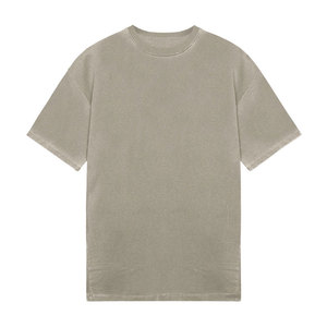Designer Plain Personalized Oversize T-<b>Shirt</b> 230gsm Heavyweight Cotton Blank <b>Shirt</b> High Quality <b>Black</b> Boxy T <b>Shirt</b> for <b>Men</b> - Product Image 3