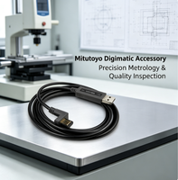 Câble USB direct étanche MITUTOYO 06AFM380C USB-ITN-C avec interrupteur de données pour outils