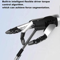 Mano artificial industrial Mano biónica 6DOF Venta al por mayor Humanoid Modular Exoesqueleto Robot Hand