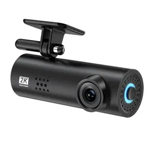 كاميرا Dashcam للرؤية الليلية عالية الدقة بدقة ١٠٨٠ بكسل للتحكم الصوتي ومسجل فيديو كاميرا DVR للسيارة ذكية واي فاي