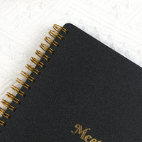 Cahier de travail avec logo imprimé personnalisé Cahiers rigides à spirale