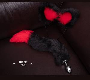 OXXO mainan seks masturbasi dewasa multiwarna tahan air Plug <span class=keywords><strong>Anal</strong></span> ekor rubah logam kualitas tinggi 100% - Product Image 5