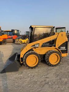 Nouvel arrivage Chargeur original Caterpillar <span class=keywords><strong>Cat</strong></span> 246b Mini chargeuse sur pneus d'occasion Prix bon marché Chargeur compact <span class=keywords><strong>CAT</strong></span> 246 d'occasion - Product Image 6