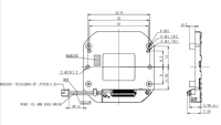 Accessoires pour caméra thermique de type fenêtre à obturateur optique IR haute performance 640x512 pixels, à commande solénoïde, avec calibrage de température