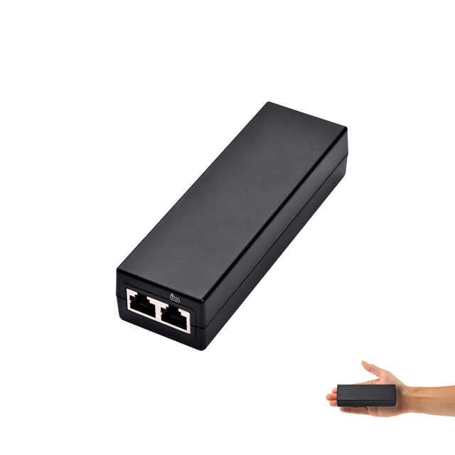 REVODATA 2.5G 30W Active POE Injector IEEE802.3af/at up to 100Meter for Security Camera Active PoE Adapter
