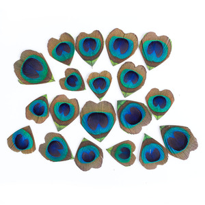 Vente en gros de plumes naturelles aux yeux de paon pour bricolage, décoration de mariage, décoration de la maison bohème, accessoires de déguisement - Product Image 4