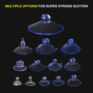 40 Mm M6 Pvc Zuignap Met Stud M6 Schroef Vacuüm Glazen Zuignap Met Snijverwerkingsservice - Product Image 3