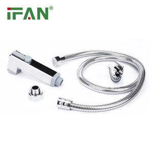 IFAN <strong>High</strong> <strong>Quality</strong> <strong>Bidet</strong> <strong>Spray</strong> 1/2&quot; <strong>Bidet</strong> Sprayer Set 1M Stainless Steel Shower Hose Chrome Plated Shattaf Set - Product Image 2